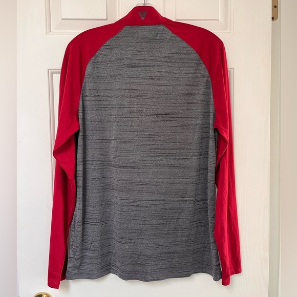 NWT Baseball Genuine Merchandise M Heather Grey / Crimson - Picture 8 of 13